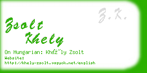 zsolt khely business card